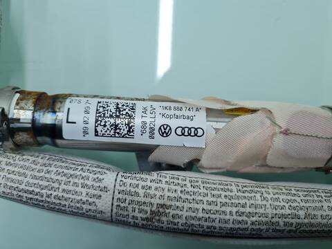 Foto 2ª: Airbag Cortina Delantero Izquierdo Volkswagen Scirocco 2.0 TDI 140CV 103KW [CBD] (1950)