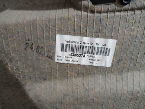 Foto 2ª: Tapizados Cartoneras Opel Zafira COSMO 120CV 88KW [Z19DT] (2007)