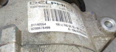 Foto 4ª: Compresor Aire Acondicionado Renault Scenic GRAND EXCEPTION 131CV 96KW [F9Q L8] (2007)