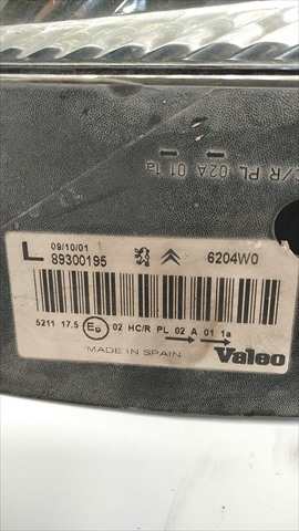 Foto 3ª: Faro Izquierdo Citroen Xsara 1.6 GASOLINA PICASSO [NFV] (2004)