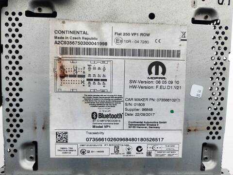Foto 3ª: Sistema Audio Radio CD Citroen Jumper 33 L2H2 BLUEHDI 130 131CV 96KW [AH03] (2018)