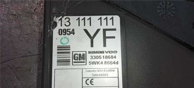 Foto 2ª: Centralita Cierre Centralizado Opel Meriva  [Z14XEP]