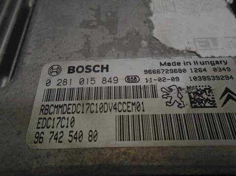 Foto 2ª: Centralita Motor ECU Peugeot 207 1.4 HDI 68CV 50KW [8HR] (2006)