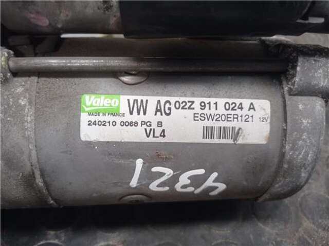 Foto 2ª: Motor de Arranque Audi A3 1.6 TDI AMBIENTE [1.6 LTR. - 77 KW TDI] [CAY]