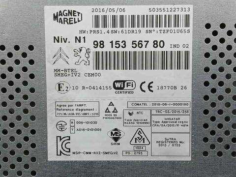 Foto 3ª: Centralita Motor ECU Peugeot 2008 GT LINE 110CV 81KW [HN01] (2016)