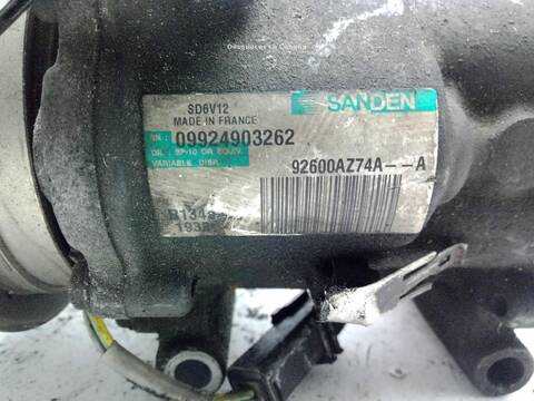Foto 2ª: Compresor Aire Acondicionado Nissan NV200 1.5 DCI M20 M20M) FAMILIAR FURGON [K9K 400] (2010)