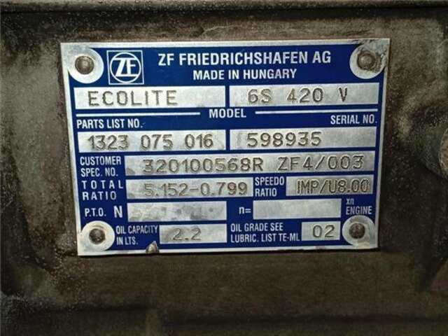 Foto 2ª: Caja Cambios Renault Master 2.3 L2H1 3.5T [2.3 LTR. - 110 KW DIESEL DCI FAP CAT]