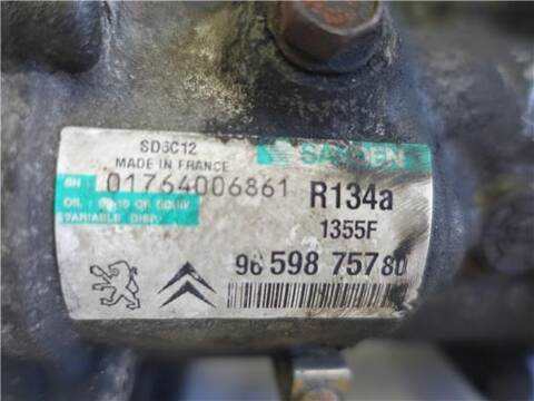 Foto 3ª: Compresor Aire Acondicionado Citroen C4 1.6 HDI BERLINA 90CV 66KW [9HX (DV6ATED4)] (2009)