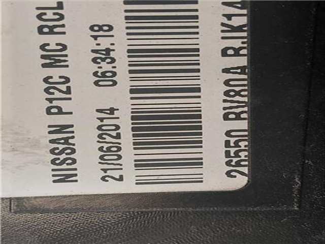 Foto 3ª: Piloto Trasero Derecho Nissan Juke 1.2 ACENTA 116CV 85KW [HRA2DDT] (2014)