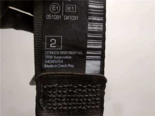 Foto 2ª: Cinturón Trasero Derecho Citroen C3 1.4 HDI (68 CV) [8HZ]
