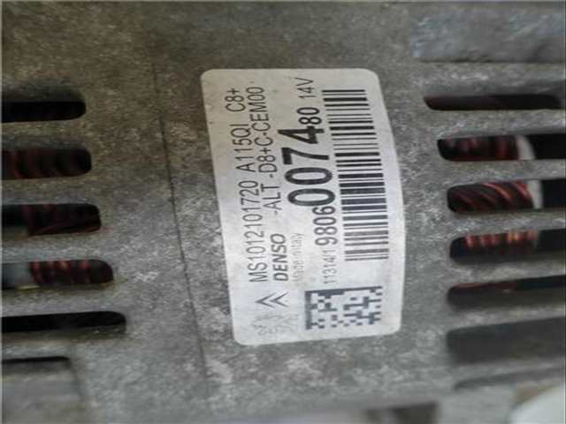 Foto 3ª: Alternador Citroen C3 1.0 ATTRACTION 68CV 50KW [ZM01] (2014)