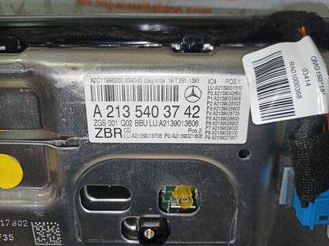 Foto 3ª: Cuadro de Instrumentos Mercedes Clase E 180 E 220 D 213.004) 194CV 143KW [654920] (2017)