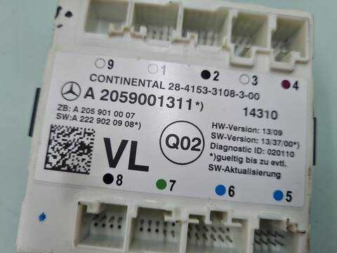 Foto 2ª: Centralita Motor ECU Mercedes Clase C 160 C 250 T CDI 4MATIC BLUETEC 205.209) 204CV 150KW FAMILIAR [651921] (2014)