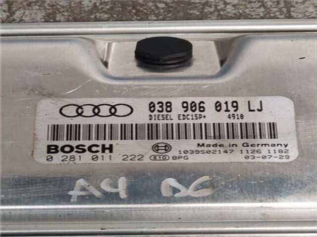 Foto 2ª: Centralita Motor ECU Audi A4 1.9 TDI (96 KW) [1.9 LTR. - 96 KW TDI] [AVF]