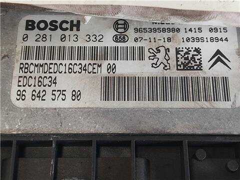 Foto 3ª: Centralita Motor ECU Citroen C5 1.6 HDI RC8HZB) BERLINA 109CV 80KW [D-9HZ] (2008)