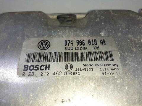 Foto 3ª: Centralita Motor ECU Volkswagen Transporter 2.5 TDI 88CV 65KW FURGONETA [AJT] (2002)