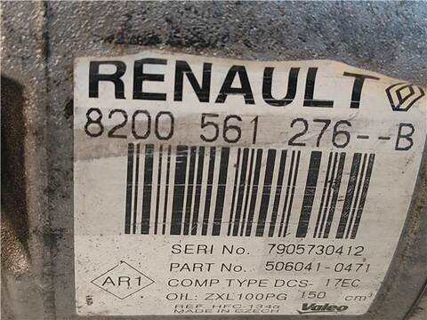 Foto 3ª: Compresor Aire Acondicionado Renault Laguna 2.0 DCI BT01 BT0E BT0K) BERLINA 150CV 110KW [D/ M9R G 7] (2007)