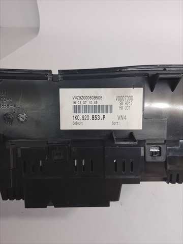Foto 3ª: Cuadro de Instrumentos Volkswagen Golf 1.6 GASOLINA [G/BSE] (2007)