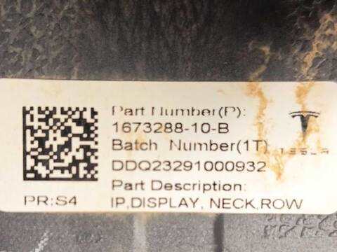 Pantalla Multifuncion Tesla Model 3 EV