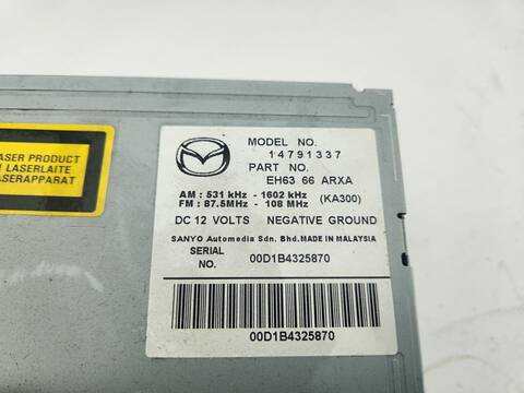Foto 2ª: Sistema Audio Radio CD Mazda CX7 2.2 CRTD ER) ACTIVE 173CV 127KW [R2] (2010)