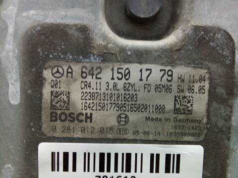 Foto 3ª: Centralita Motor ECU Mercedes Clase ML 320 3.0 CDI 24V 224CV 165KW 4-MATIC AUT. 164.122) W164) OM642 [642940] (2005)