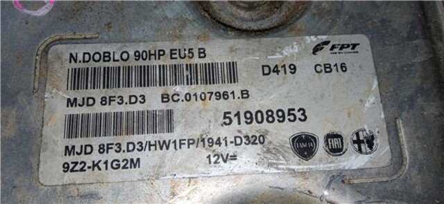 Foto 1ª: Centralita Motor ECU Opel Combo 1.3 CARGO L1H1 2.2T [1.3 LTR. - 66 KW 16V CDTI] [263A2000]