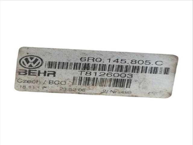 Foto 2ª: Intercooler Seat Ibiza 2.0 TDI (2008)