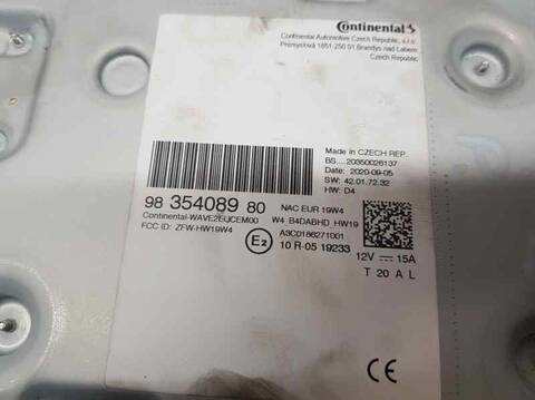 Foto 3ª: Centralita Motor ECU Peugeot 2008 ALLURE 102CV 75KW [YH01] (2020)