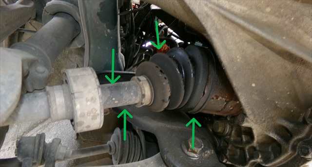 Foto 2ª: Transmision Delantera Derecha Honda Crv 2.0 G 1995-2001 [B20B3] (1998)