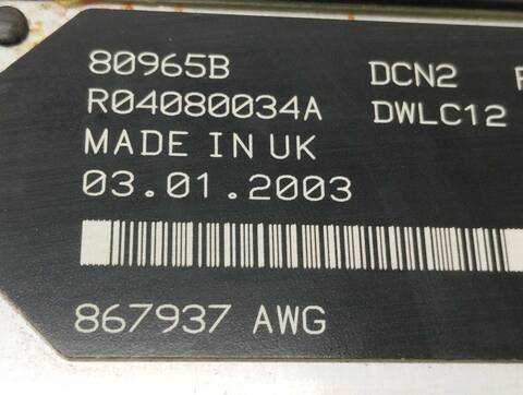 Foto 4ª: Centralita Motor ECU Citroen Berlingo 59CV 43KW [WJY] (2003)