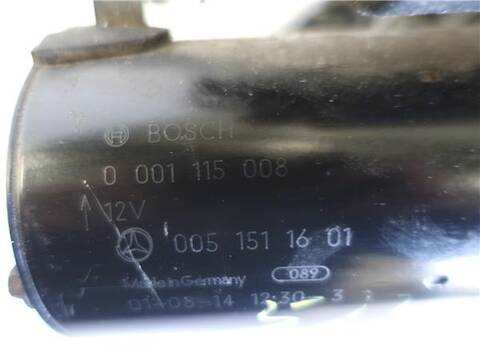Foto 3ª: Motor de Arranque Mercedes Clase A 140 1.7 170 CDI 168.009) 95CV 70KW [OM 668.942] (2001)