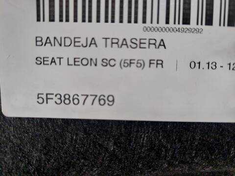 Bandeja Trasera Seat Leon 1.4 16V TSI 140CV