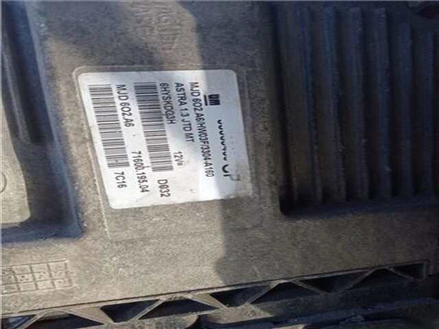 Centralita Motor ECU Opel Astra 1.3 ENJOY [1.3 LTR. - 66 KW 16V CDTI CAT (Z 13 DTH - L4I)]