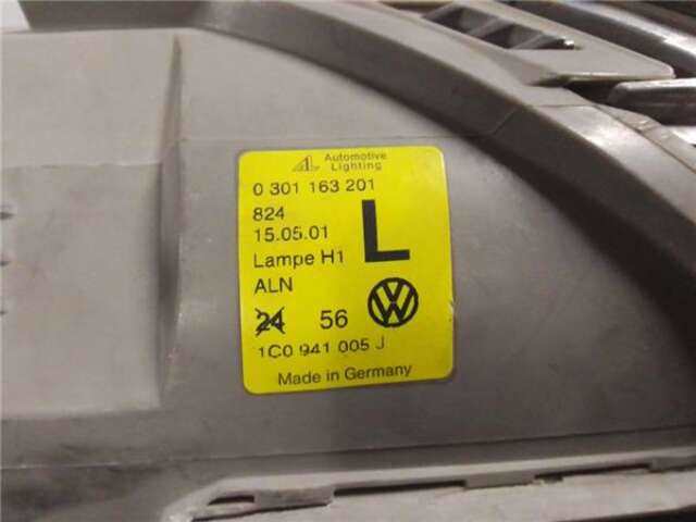 Foto 3ª: Faro Izquierdo Volkswagen New Beetle 1.6 (102 CV) [AYD]