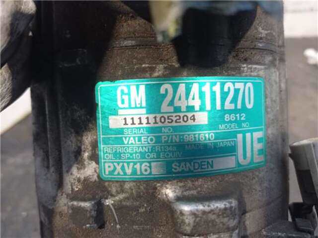 Foto 2ª: Compresor Aire Acondicionado Opel Vectra 1.8 CLUB [1.8 LTR. - 90 KW 16V CAT (Z 18 XE - 2H9)] [Z18XE]