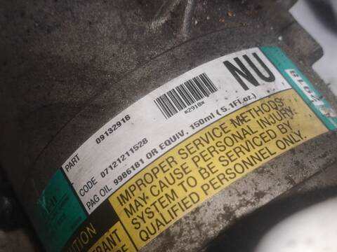 Compresor Aire Acondicionado Opel Corsa Z12XE