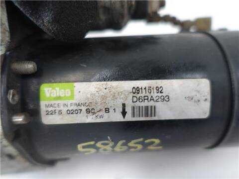 Foto 3ª: Motor de Arranque Opel Astra 1.6 105CV 77KW [Z 16 XEP] (2005)