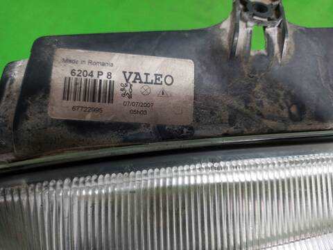 Foto 2ª: Faro Izquierdo Peugeot Partner 2.0 HDI CAT 90CV 66KW [RHYDW10TD] (2002)