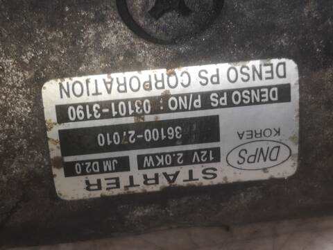 Motor de Arranque Kia Sportage D4EA