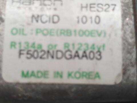 Foto 3ª: Compresor Aire Acondicionado Kia Niro 1.6 GDI HYBRID (2016)