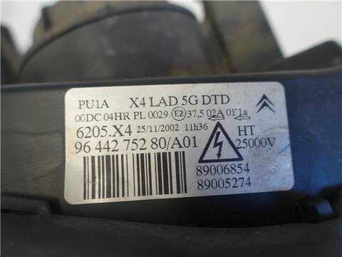 Foto 3ª: Faro Derecho Citroen C5 3.0 V6 DCXFXC DCXFXF) BERLINA 207CV 152KW [XFX (ES9J4S)] (2003)