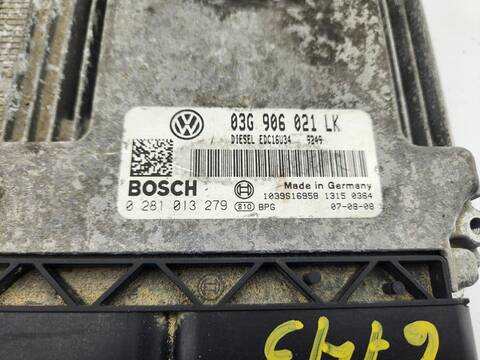 Foto 2ª: Centralita Motor ECU Seat Leon COMFORT LIMITED 105CV 77KW [BXE] (2008)