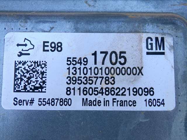 Foto 3ª: Centralita Motor ECU Opel Insignia 1.6 CDTI 2013-2017 (2016)