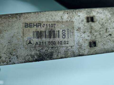 Foto 2ª: Intercooler Mercedes Clase E 180 E 220 CDI 211.006) BERLINA 150CV 110KW [646961] (2003)