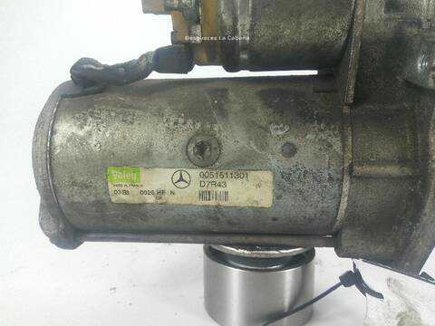 Foto 2ª: Motor de Arranque Mercedes Sprinter 311 CDI [OM 611.981] (1995)