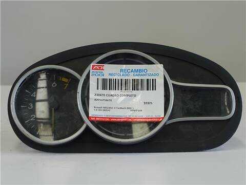 Cuadro de Instrumentos Renault Megane 1.6 16V BZ0H) 101CV 74KW III FASTBACK BZ0_)