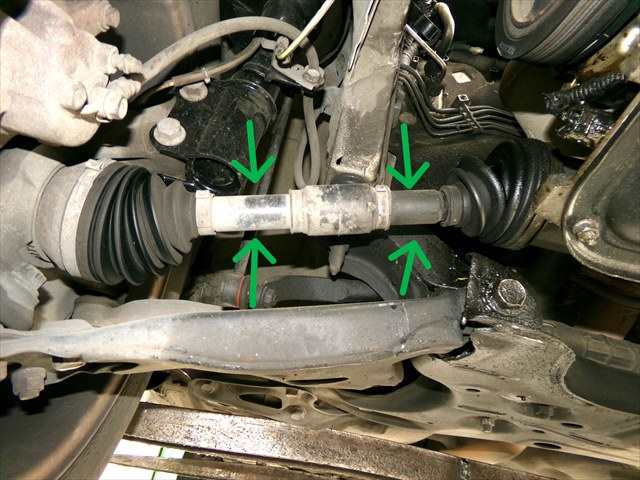 Transmision Delantera Derecha Toyota Corolla 1.4 D RANCHERA, 2004-2007