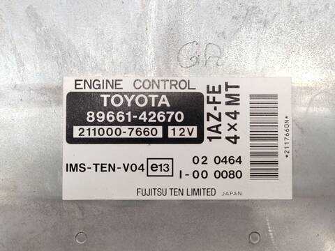 Foto 3ª: Centralita Motor ECU Toyota Rav4 2.0 4WD ACA21 ACA20) 150CV 110KW [1AZ-FE] (2001)