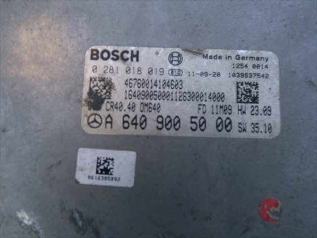 Foto 3ª: Centralita Motor ECU Mercedes Clase A 180 2.0 CDI W169,2004-2012 [640940] (2010)