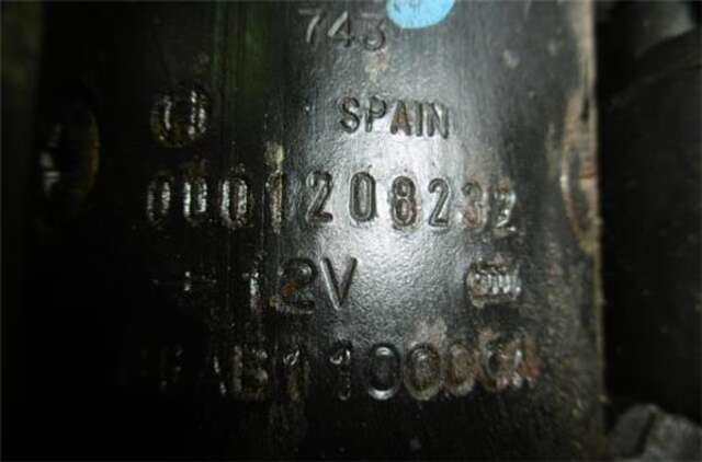 Motor de Arranque Ford Escort 1.6 CL BERLINA [1.6 LTR. - 65 KW 16V CAT]